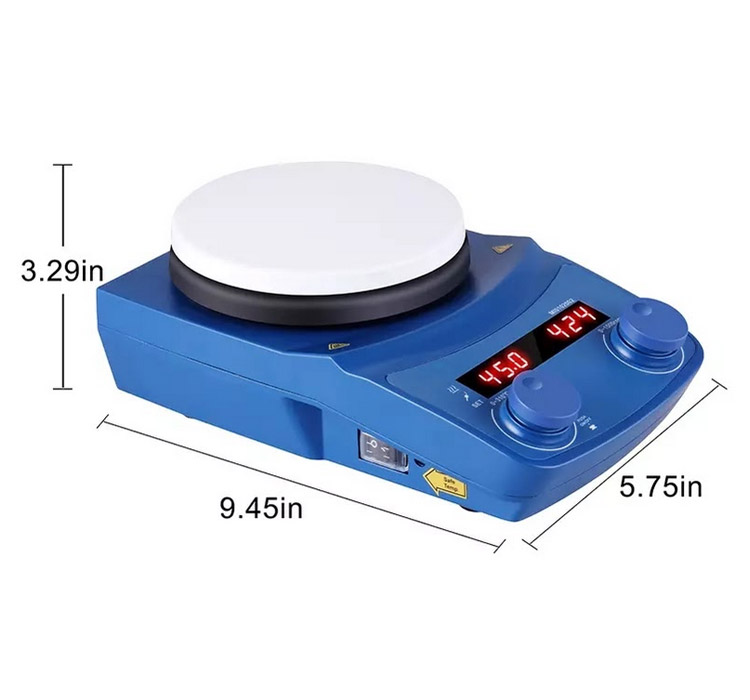 5 Inch LED Digital Magnetic Hotplate Stirrer - Image 3